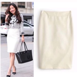 NWOT J. Crew No. 2 Pencil Wool Skirt